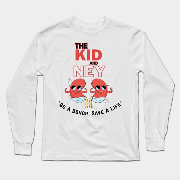 kid ney kids Long Sleeve T-Shirt by ARTS BY DARREL